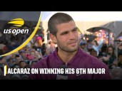 Carlos Alcaraz recaps his win vs. Jannik Sinner, reveals tattoo plans [FULL INTERVIEW]