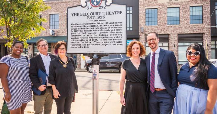 The Belcourt Unveils Historical Marker
