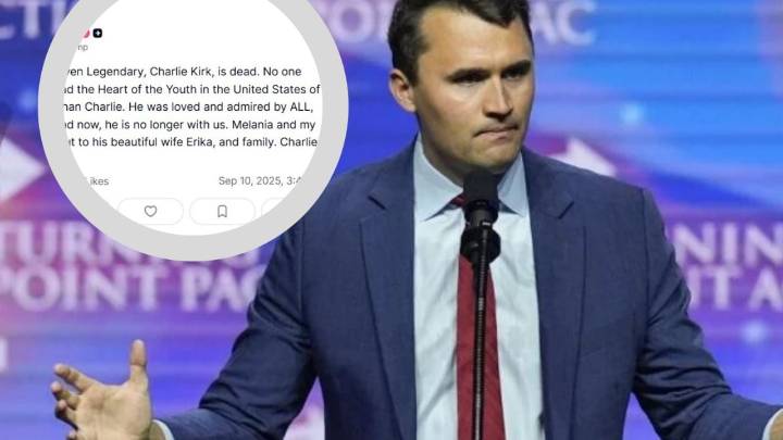 'Ya no está con nosotros': Donald Trump confirma muerte del activista Charlie Kirk