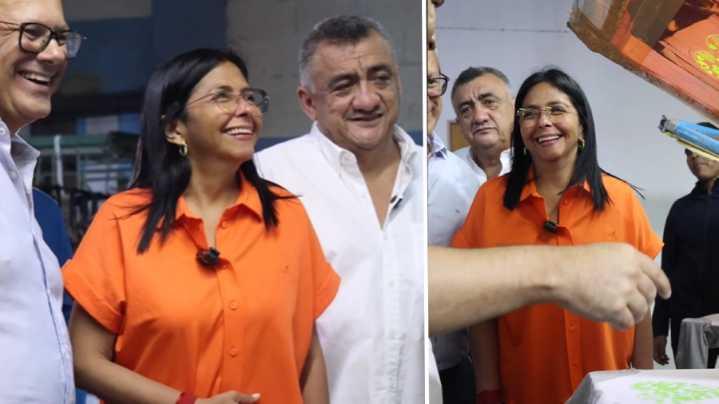 Delcy Rodríguez llama a la industria a impulsar lo “hecho en Venezuela”