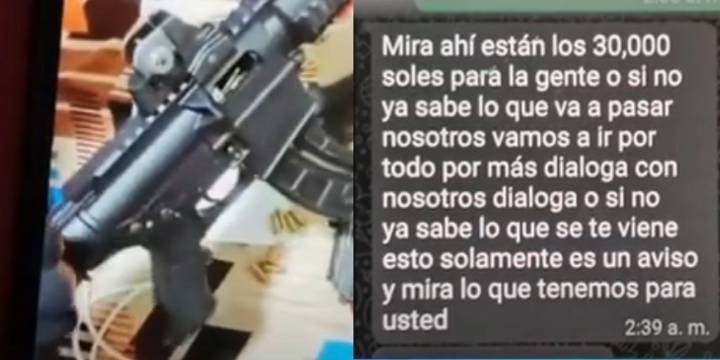 Empresaria de Gamarra recibe amenaza de muerte y extorsionadores le exigen pago de 30.000 soles