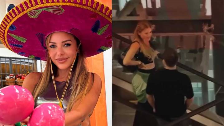 El video de LAM que muestra a Evangelina Anderson con un famoso futbolista en México