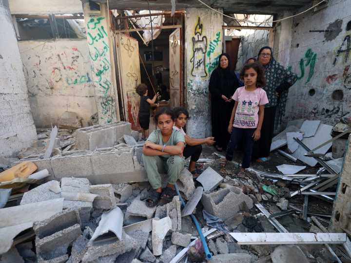 Israeli attacks follow displaced Gaza people, 8 killed in Nuseirat