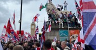 Tommy Robinson 'Unite the Kingdom' rally attracts huge crowds as police estimate turnout