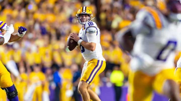 LSU QB Garrett Nussmeier dealing with 'torso' injury Brian Kelly says