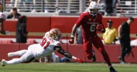 Arizona Cardinals' James Conner carted off field with ankle injury against 49ers