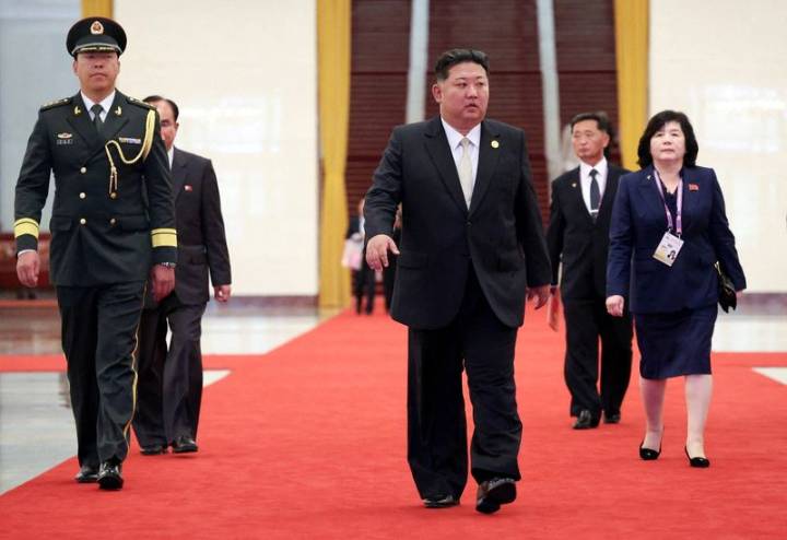 North Korea's Kim Jong Un greets troops overseas on founding day speech
