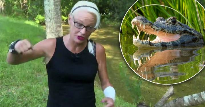Florida woman fights off alligator with her bare hands to save puppy: "I punched him in the eye"