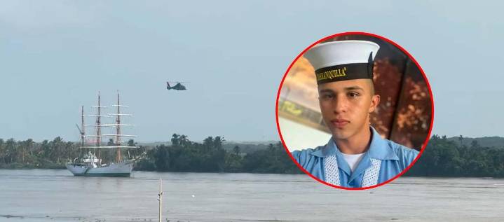 Hallaron el cuerpo de grumete del Buque Gloria que cayó al Río Magdalena