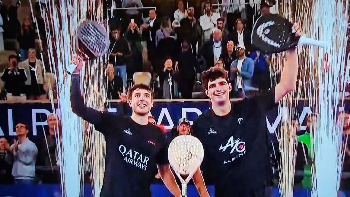 Agustín Tapia y Arturo Coello consiguieron su tercer título consecutivo en París
