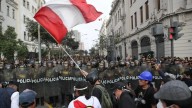 Seis personas fueron detenidas tras protestas en el Centro de Lima el último fin de semana, según el último balance de la PNP