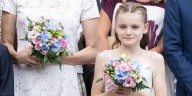 El look de 1500 euros de la princesa Gabriella de Mónaco a los 10 años con vestido y sandalias de Dior