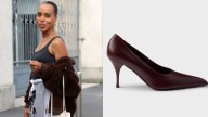 Kerry Washington Pops On Burgundy Pumps for Prada Spring 2026 Show