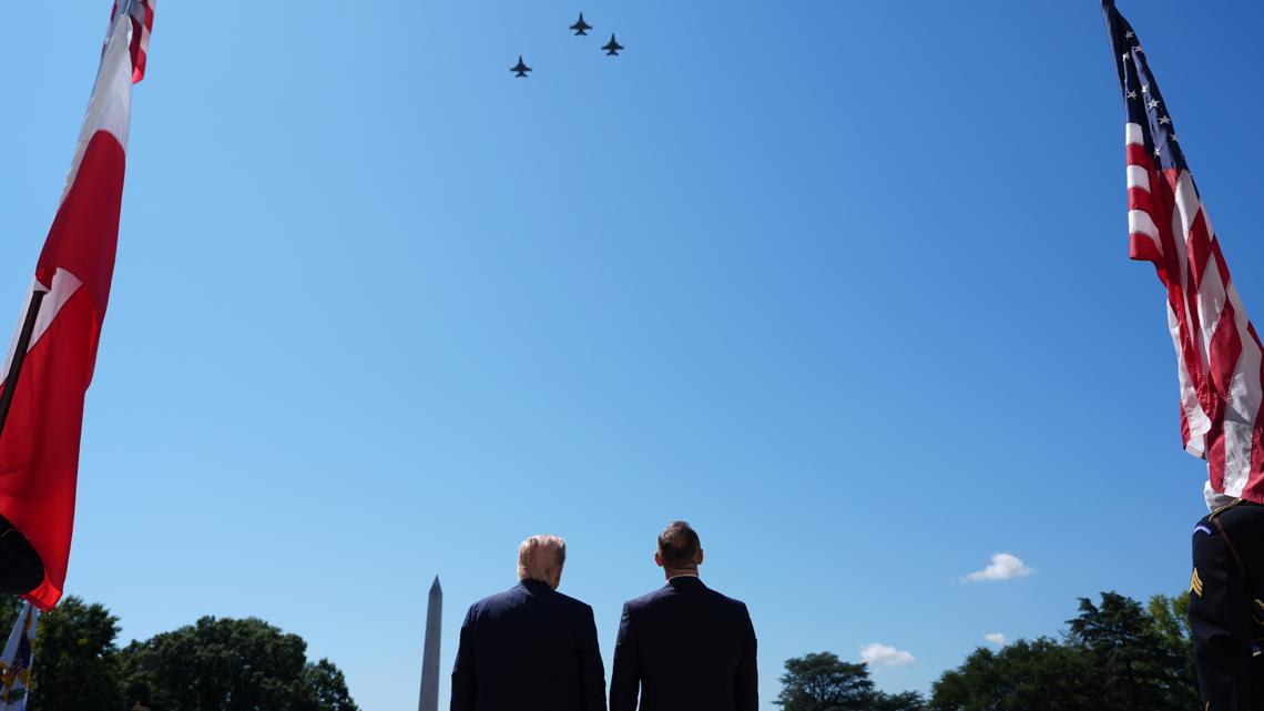 Trump affirms US military presence in Poland after meeting