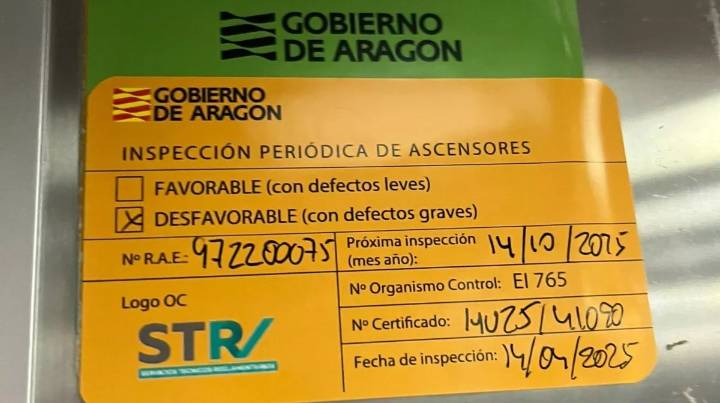 Ciudadanos denuncian los "defectos graves" en los ascensores del Hospital San Jorge de Huesca