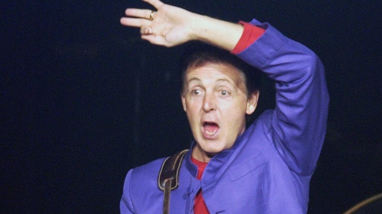 All you need is votes: Paul McCartney song contest hits finale