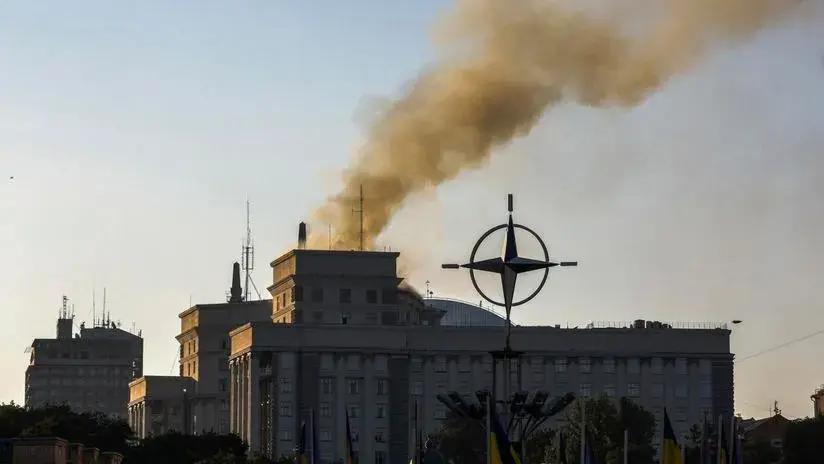 Sede del gobierno ucraniano en Kiev es alcanzado en el mayor ataque aéreo ruso desde el inicio de la guerra