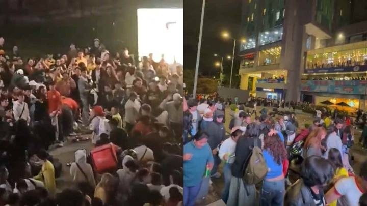 Batalla campal entre hinchas de Colombia y Venezuela en Bogotá tras eliminación de 'La Vinotinto'