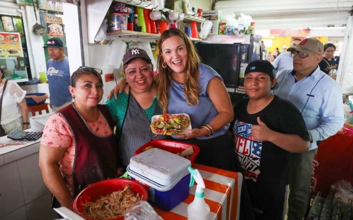Refrenda Cecilia Patrón el compromiso del Ayuntamiento de Mérida con trabajadores y productores yucatecos