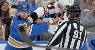 Blues lose preseason game 4-2 to Blackhawks on late controversial goal