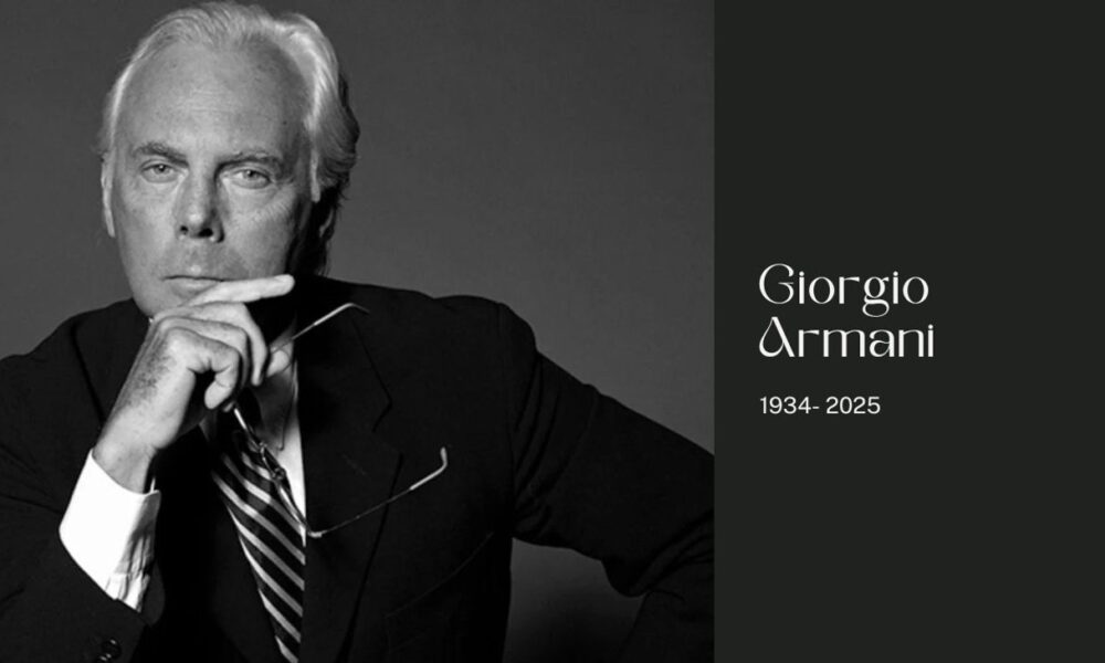 Fallece Giorgio Armani, ícono de la moda y aliado del deporte mundial