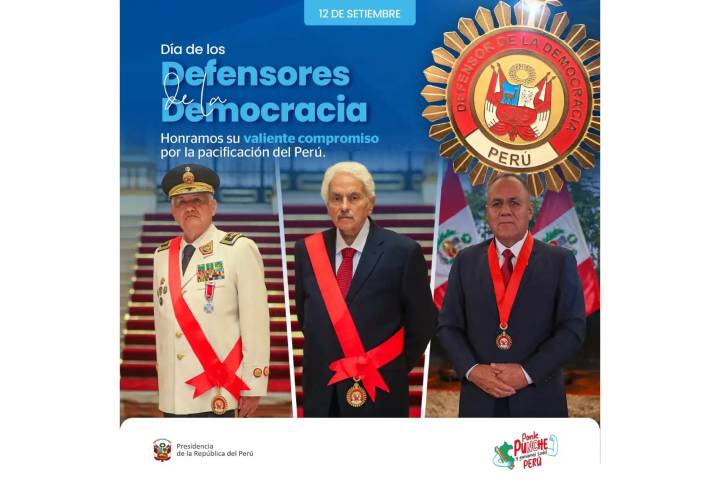 Presidencia reconoce labor de héroes que enfrentaron amenaza terrorista en el Perú