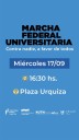 Sí al financiamiento universitario: La UTN Concordia convocó a la Marcha Federal
