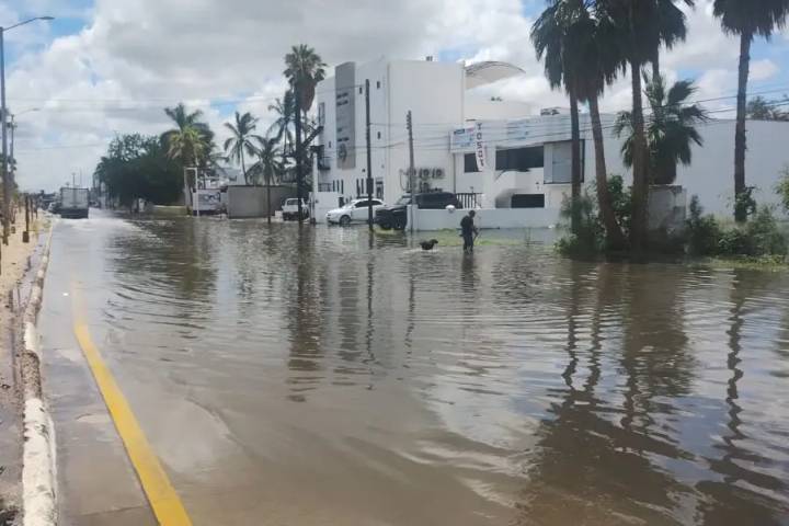 Huracán Lorena y remantes, causan cierre de vialidades en La Paz