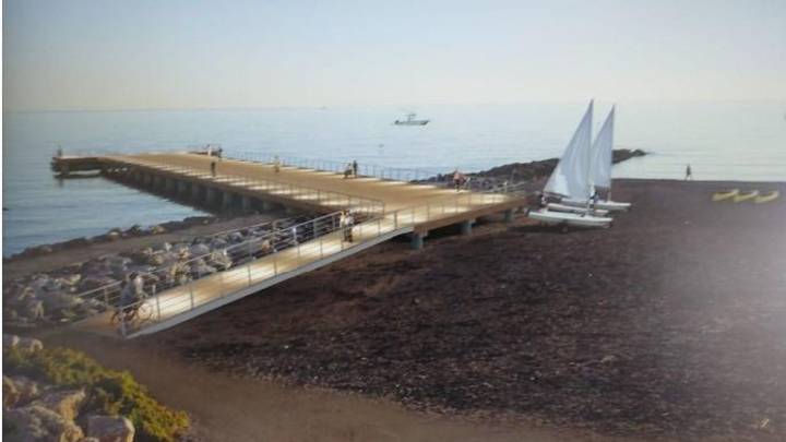 El PSOE se posiciona en contra de la base náutica de La Cala del Moral