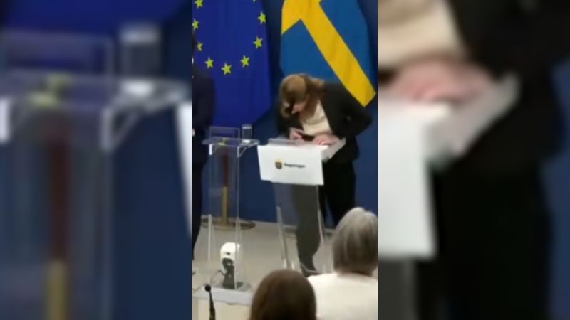 Ministra de Salud de Suecia se desmaya en su primer día de trabajo