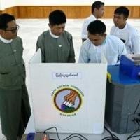 Myanmar junta says no voting in dozens of constituencies
