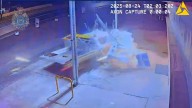WATCH: Albany police charge man who allegedly crashed into Kojonup petrol station in stolen vehicle