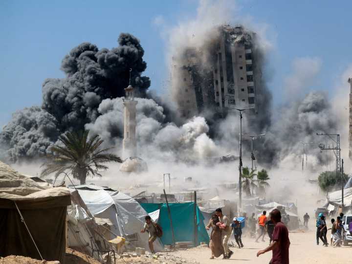 ‘Reduced to dust’: Gaza City endures deadly night as Israel kills over 50