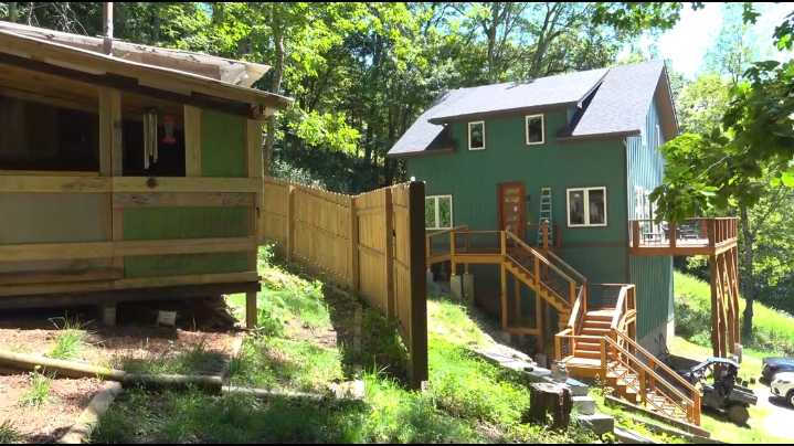 Man finally moves into new home nearly a year after Hurricane Helene struck area