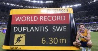 Louisiana native Mondo Duplantis breaks pole vaulting world record for the 14th time