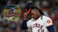 Framber Valdez golpeó a su receptor en pleno partido frente a Yankees