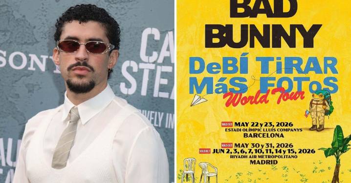 Bad Bunny desvela la razón de que su gira "Debí tirar más fotos" no pase por EE.UU
