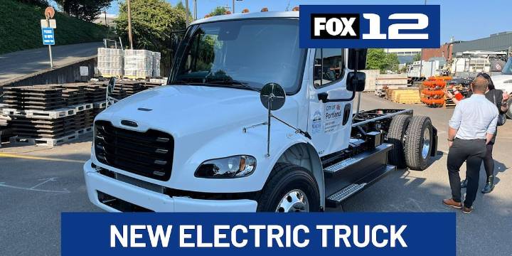 Portland receives first medium-duty electric truck
