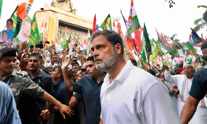 Congress demands action after BJP panelist’s alleged death threat to Rahul Gandhi