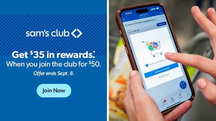 New Sam’s Club members get $35 in Sam’s Cash when they join today