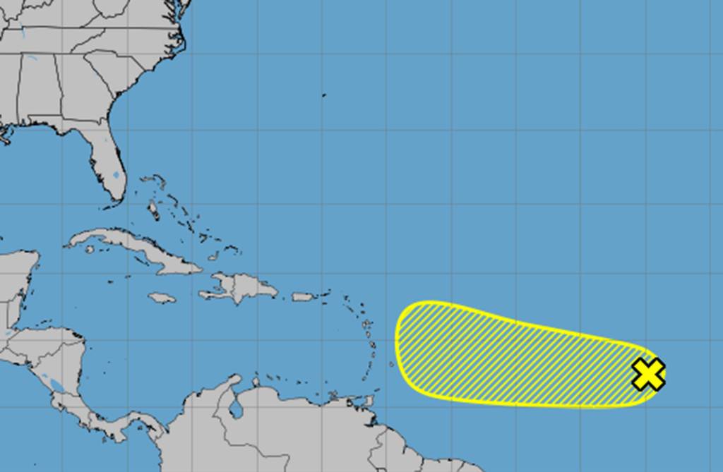 Hurricane center says Atlantic system’s chances to develop have fallen