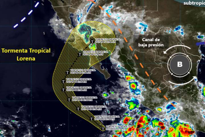 Prevén afectaciones en el sur de BC por tormenta tropical; sesiona Comité de Emergencias