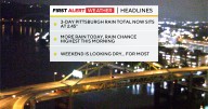 Rain continues on Thursday in the Pittsburgh area on the second "Equal Day" of the year