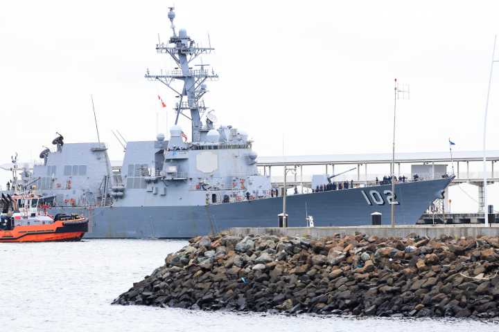 ¿Por qué el USS Sampson llegó a Panamá? Revelan el motivo en pleno despliegue en el Caribe