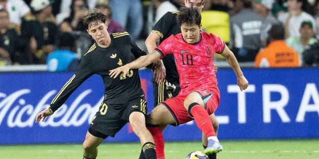 México vuelve a sufrir y rescata un empate ante Corea del Sur