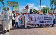 'Morelos está herido': Ciudadanos y obispo marchan por la paz y exigen seguridad