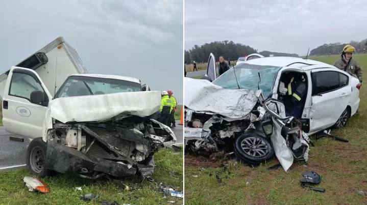 Tragedia en Ruta 11: un médico de 57 años murió en un choque frontal contra una camionetas