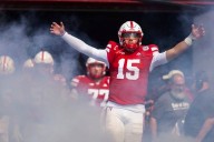 Nebraska completes Hail Mary to tie No. 21 Michigan as half expires