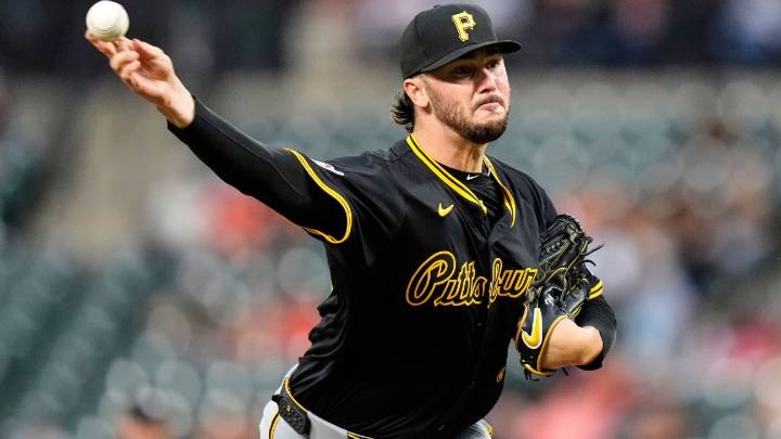 Paul Skenes tops 200 K's, throws 64 pitches in Pirates' loss