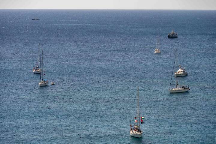 Barco de la Global Sumud Flotilla sufre avería en ruta hacia Gaza
